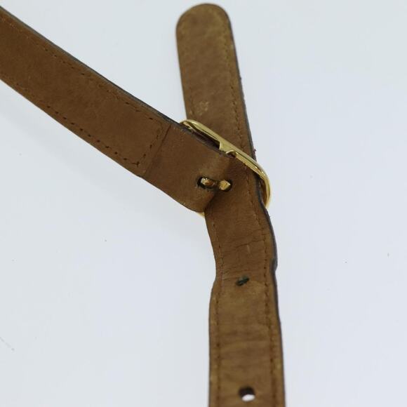 CELINE Macadam Canvas Shoulder Bag Beige - Picture 8 of 13